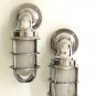 Maritime Theme Aluminium Swan Neck Ship Wall Light White Globe – Large Lot of 2