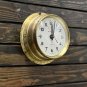 Modern Style Brass Metal Original Nautical Mariner Quartz Round Wall Clock
