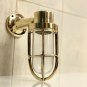 MARINE SHIP BRASS PASSAGEWAY WALL SWAN BULKHEAD DECOR LIGHT LOT OF 2
