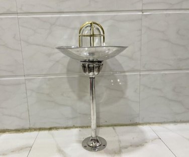 REPLICA SOLID ALUMINIUM LAMP & BRASS CAGE BULKHEAD LIGHT WITH SHADE Lot of 10