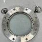 Marine Antique Interior Theme Old Aluminum Round Porthole Window with 2 Dogs