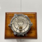 Aluminum Metal Polish Old Ship Salvaged Bulkhead Ceiling Target Cage Deck Light