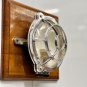 Aluminum Metal Polish Old Ship Salvaged Bulkhead Ceiling Target Cage Deck Light