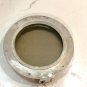 Original Reclaimed Ship Nautical Aluminum and Iron Polish Round Porthole/Window