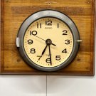 Marine Antique Ship Refurbish Lava Grey Paint Coating Seiko Quartz Wall Clock
