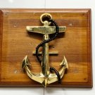 MARINE THEME NEW VINTAGE RETRO THUG BOAT SHIP SMALL ANTIQUE GOLDEN BRASS ANCHOR