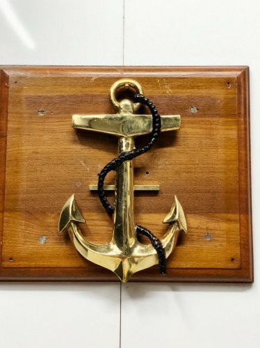 MARINE THEME NEW VINTAGE RETRO THUG BOAT SHIP SMALL ANTIQUE GOLDEN BRASS ANCHOR