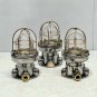 Original Vintage Merchant Ship Nautical Post Mounted Bulkhead Light Lot of 6