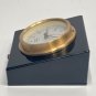 Antique Mariner Miniquarz Vintage Style Maritime Quartz Black Tabletop Clock