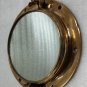 New Vintage Style Marine Ship Brass Porthole Window with Mirror Glass Lot of 2