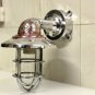 Maritime Swan Neck Aluminum Passage Wall Light Fixture with Shade & Junction Box