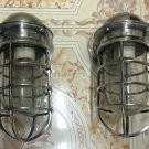 Nautical Aluminium Swan Neck 90 Degree Passageway Wall Bulkhead Light Lot of 2