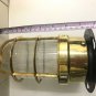 AUTHENTIC SHIP SALVAGE MARITIME OLD BOAT BRASS BULKHEAD CEILING LIGHT LOT OF 10