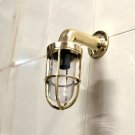 ANTIQUE NAUTICAL STYLE MARINE SHIP NEW SOLID BRASS SWAN NECK WALL LIGHT 1 PIECE