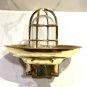 ANTIQUE BRASS METAL CEILING LIGHT WITH BIG SHADE & JUNCTION BOX Lot of 5