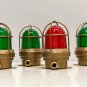 Tranberg Brass Polished Old Reclaimed Ship Vintage Bulkhead Light Lot of 4
