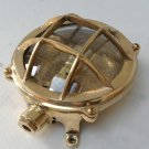 Nautical Marine Small Solid Brass Ship Bulkhead Wall Deck Light Lot of 10