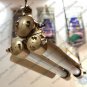 Victorian Style Authentic Reclaimed Ship Golden Coated Aluminum Twin Tube Light
