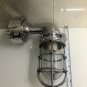 Antique New Aluminium Swan Neck Wall Light with Copper Shade and Junction Box