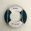 OLD PASSAGNER MARINE SPARE MSC MELODY RINGBUOY SMALL SIZE PHOTO FRAME LOT 5