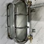 Marine Antique New Aluminum Oval Bulkhead Ceiling Light Fixture with Brass Cage
