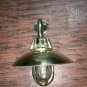 Nautical New Brass Passageway Bulkhead Wall Sconce Light with Shade Lot of 2