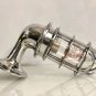 Maritime Antique Aluminum Swan Neck 90 Degree Wall Mount Light Fixture Lot of 5