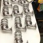 Maritime Antique Aluminum Swan Neck 90 Degree Wall Mount Light Fixture Lot of 5