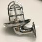 REPLICA MARINE STYLE ALUMINUM METAL OUTDOOR WALL SCONCE LIGHT WITH SHADE LOT 10