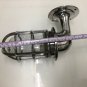 REPLICA MARINE STYLE ALUMINUM METAL OUTDOOR WALL SCONCE LIGHT WITH SHADE LOT 10