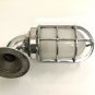 Aluminium Swan Neck Arched Ship Passage Wall Light with White Globe Glass