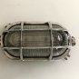 Antique Nautical Solid Aluminum Ceiling Mounted Oval Bulkhead Light Lot of 2