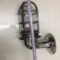 MARINE SOLID ALUMINIUM WALL DESIGN SWAN NECK BULKHEAD LIGHT WITH BRASS SHADE
