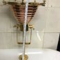 NEW BRASS AND COPPER MOUNT MEDIUM CARGO PENDANT/HANGING LIGHT LOT OF 10