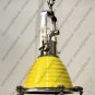 Halloween Offers Antique Aluminum Ceiling Pendant Light - Yellow Coated