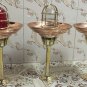 New Marine Nautical Brass Bulkhead Ceiling Light with Copper Shade Lot of 3