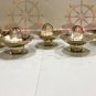 RETRO STYLE BRASS BULKHEAD CAGE NAUTICAL ANTIQUE CEILING LIGHT WITH BIG SHADE