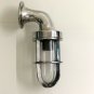 NEW MARITIME ANTIQUE ALUMINIUM SWAN NECK INDOOR/OUTDOOR WALL MOUNT LIGHT LOT 10