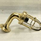 ANTIQUE NAUTICAL STYLE MARINE SHIP NEW SOLID BRASS SWAN NECK WALL LIGHT LOT 2