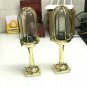 MARINE STYLE REPLICA BRASS BULKHEAD MOUNT ANTIQUE LAMP LIGHT FIXTURE LOT OF 5