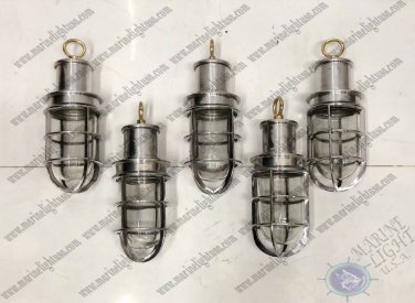 Beautiful Homes Nautical Theme Antique Ceiling Decoration Pendant Light Lot of 5