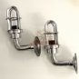 MARINE REPLICA SOLID ALUMINIUM SWAN PASSAGEWAY/BULKHEAD/MOUNT LIGHT LOT OF 5