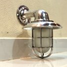 MARINE STYLE NEW ALUMINUM SHIP WALL SCONCE BULKHEAD LIGHT WITH RAIN CAP LOT 10
