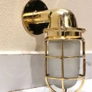 MARITIME LAMPS & LIGHTING NEW BRASS METAL 90 DEGREE WALL SCONCE LIGHT LOT OF 10