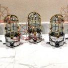 NEW SOLID CAST ALUMINIUM & BRASS BULKHEAD SHIP MOUNT LIGHT LOT OF 5