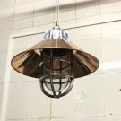 INTERIOR DESIGN MARINE ALUMINUM PASSAGEWAY BULKHEAD PENDANT LIGHT & SHADE LOT 10