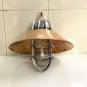 INTERIOR DESIGN MARINE ALUMINUM PASSAGEWAY BULKHEAD PENDANT LIGHT & SHADE LOT 10