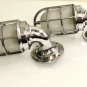 Industrial Aluminium Swan Neck Ship Indoor/Outdoor Wall Light White Globe Lot 5