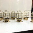 OLD MARINE SHIP BRASS CEILING WALL MOUNT INDUSTRIAL BULKHEAD LIGHT LOT OF 6