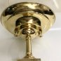 NEW NAUTICAL MARINE MOUNT BRASS PASSAGEWAY BULKHEAD LIGHT & SHADE LOT OF 5